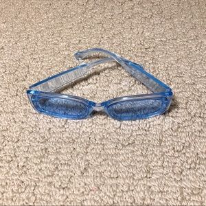 Blue sunglasses